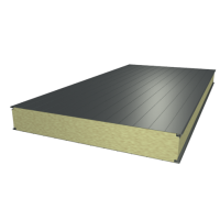 Сэндвич-панель стеновая с пенополиизоциануратом (ПИР/PIR) Антрацитово-серый (RAL 7016)