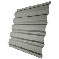 Профнастил С44 0,5 мм, белый (RAL 9010)