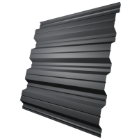 Профнастил НС44 0,5 мм, графитовый серый (RAL 7024)