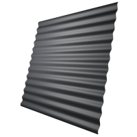 Профнастил МП18 0,45 мм, графитовый серый (RAL 7024)