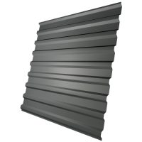 Профнастил С20 0,4 мм, графитовый серый (RAL 7024)