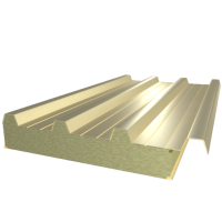 Сэндвич-панель кровельная с пенополиизоциануратом (ПИР/PIR) Слоновая кость (RAL 1014)