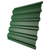 Профнастил С44 0,5 мм, лиственно-зеленый (RAL 6002)