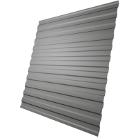 Профнастил МП10 0,4 мм, телегрей 4 (RAL 7047)