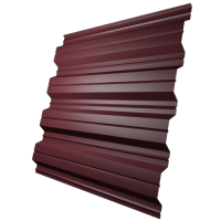 Профнастил НС44 0,5 мм, винно-красный (RAL 3005)