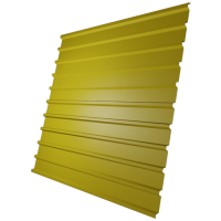 Профнастил С18 0,4 мм, сигнально желтый (RAL 1003)