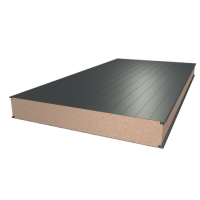 Сэндвич-панель стеновая с пенополиуретаном (ППУ/PUR) Антрацитово-серый (RAL 7016)