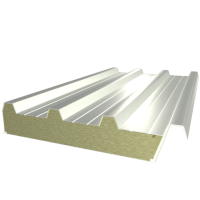 Сэндвич-панель кровельная с пенополиизоциануратом (ПИР/PIR) Транспортный белый (RAL 9016)