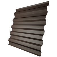 Профнастил С21 0,45 мм, шоколад (RAL 8017)