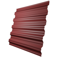 Профнастил НС35 0,45 мм, красный (RAL 3028)
