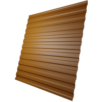 Профнастил МП10 0,4 мм, оранжевый (RAL 2004)