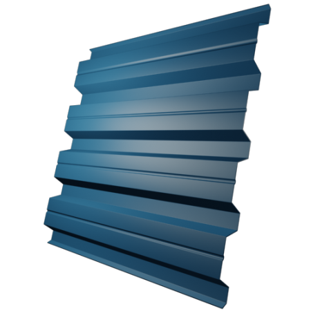 Профнастил Н60 0,5 мм, сигнально синий (RAL 5005)