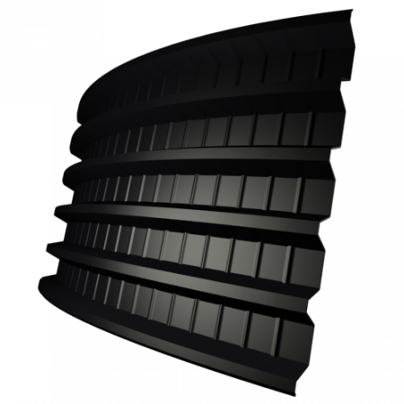 Профнастил ПГ44 0,5 мм, оцинкованный, Профнастил, доставка, выгодные цены