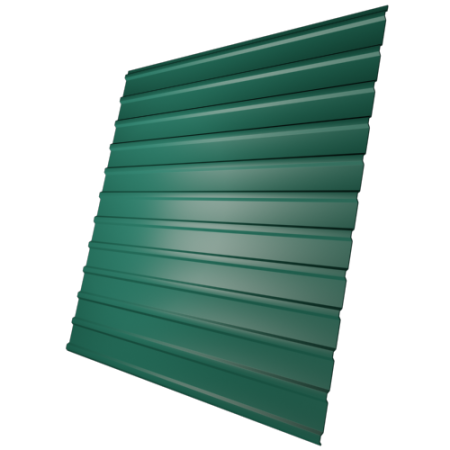 Профнастил С10 0,45 мм, зеленый мох (RAL 6005)