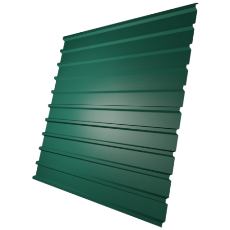 Профнастил С18 0,4 мм, зеленый мох (RAL 6005)