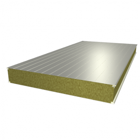 Сэндвич-панель стеновая с минеральной (базальтовой) ватой (МВУ) 150 мм, Сэндвич-панели, доставка, выгодные цены