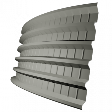 Профнастил ПГ44 0,5 мм, оцинкованный, Профнастил, доставка, выгодные цены