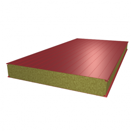 Сэндвич-панель стеновая с минеральной (базальтовой) ватой (МВУ) 60 мм, Сэндвич-панели, доставка, выгодные цены