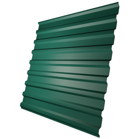 Профнастил С20 0,4 мм, зеленый мох (RAL 6005)
