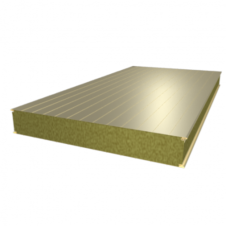 Сэндвич-панель стеновая с минеральной (базальтовой) ватой (МВУ) 120 мм, Сэндвич-панели, доставка, выгодные цены