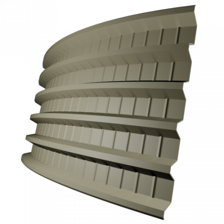 Профнастил ПГ44 0,5 мм, оцинкованный, Профнастил, доставка, выгодные цены
