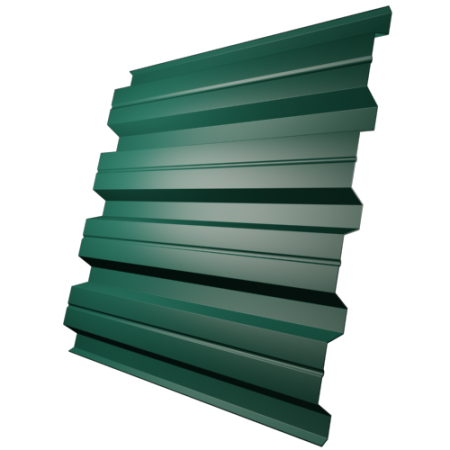 Профнастил Н60 0,5 мм, зеленый мох (RAL 6005)