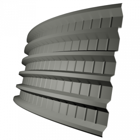 Профнастил ПГ44 0,5 мм, оцинкованный, Профнастил, доставка, выгодные цены