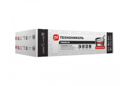Плита теплоизоляционная Технониколь LOGICPIR Баня Ф/Ф Г1 L-1190х590х50 (3,5105 м2)
