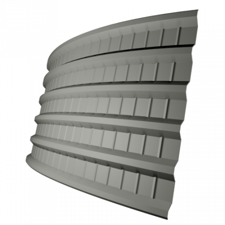 Профнастил ПГ18 0,5 мм, оцинкованный, Профнастил, доставка, выгодные цены