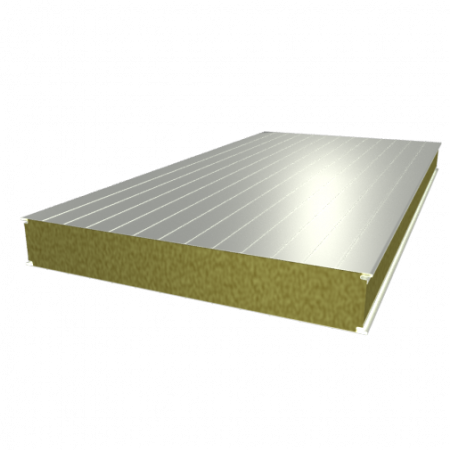 Сэндвич-панель стеновая с минеральной (базальтовой) ватой (МВУ) 300 мм, Сэндвич-панели, доставка, выгодные цены