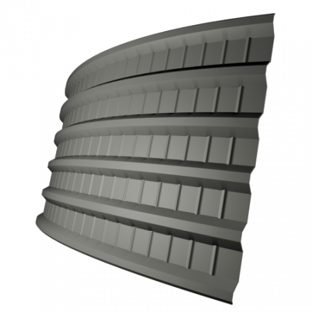 Профнастил ПГ18 0,5 мм, оцинкованный, Профнастил, доставка, выгодные цены