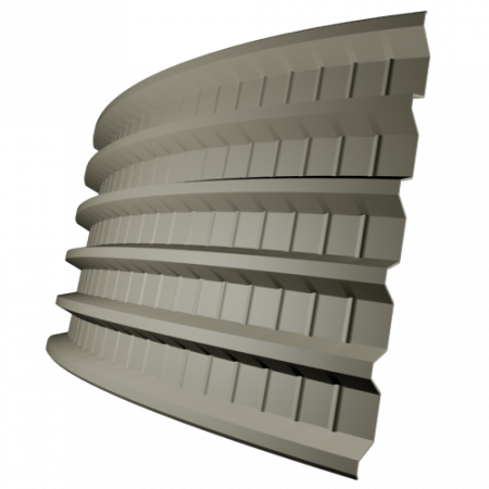 Профнастил ПГ44 0,5 мм, оцинкованный, Профнастил, доставка, выгодные цены