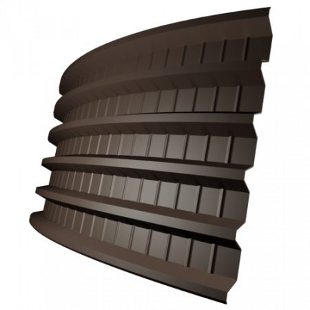 Профнастил ПГ44 0,5 мм, оцинкованный, Профнастил, доставка, выгодные цены