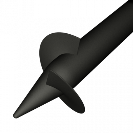 Винтовая свая стальная с литым наконечником 108 мм 1500 мм