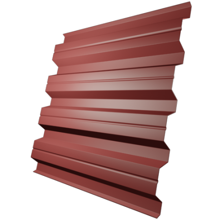 Профнастил Н57 0,55 мм, красный (RAL 3028)