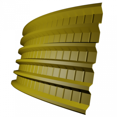 Профнастил ПГ44 0,5 мм, оцинкованный, Профнастил, доставка, выгодные цены