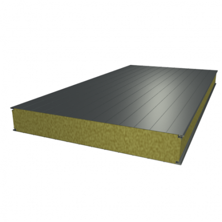 Сэндвич-панель стеновая с минеральной (базальтовой) ватой (МВУ) 150 мм, Сэндвич-панели, доставка, выгодные цены
