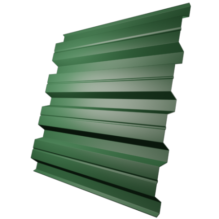 Профнастил Н60 0,5 мм, лиственно-зеленый (RAL 6002)